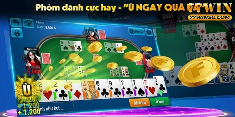 Quy trình chơi Phỏm 77WIN